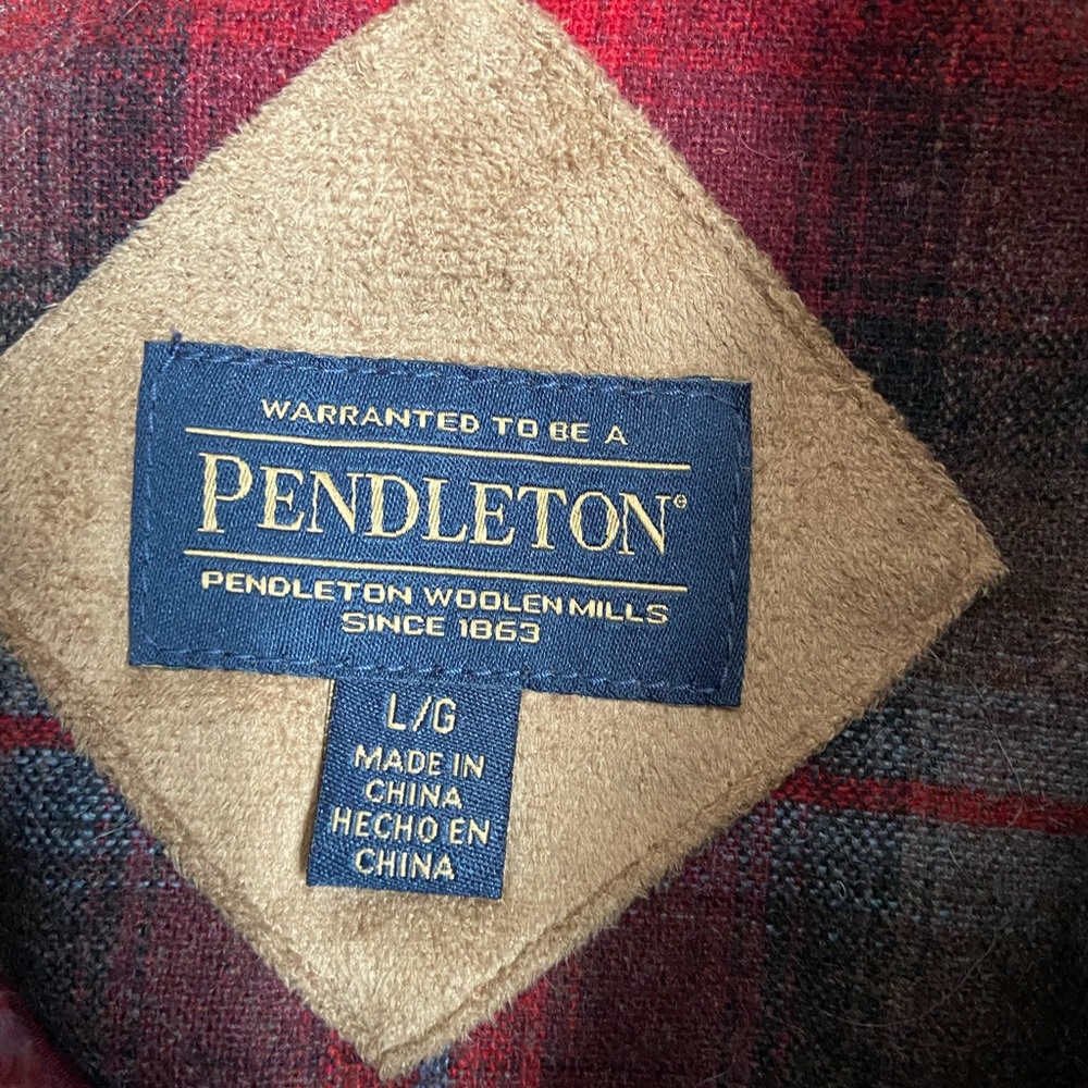 Pendleton Maroon Jacket - image 3